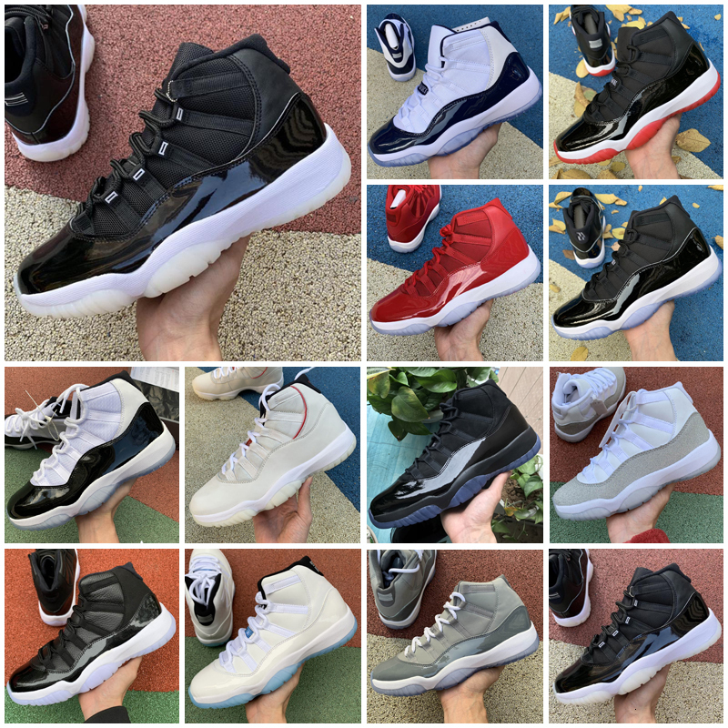 

11 25th 11s Anniversary Concord Men bred Women Jumpman Basketball Shoes space jam cap and gown legend blue sports sneakers mens trainers