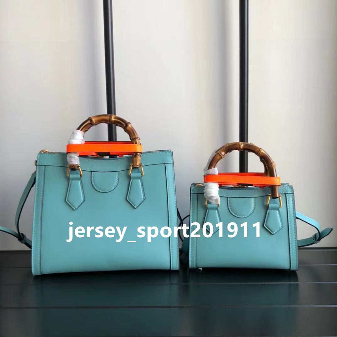

Diana bamboo tote Handbags High Quality 660195 655661 Crossbody Bag Square Design Calfskin Tote Shopping Bag Detachable Wide Shoulder Strap Fashion Shoulder Bags, Gift bags