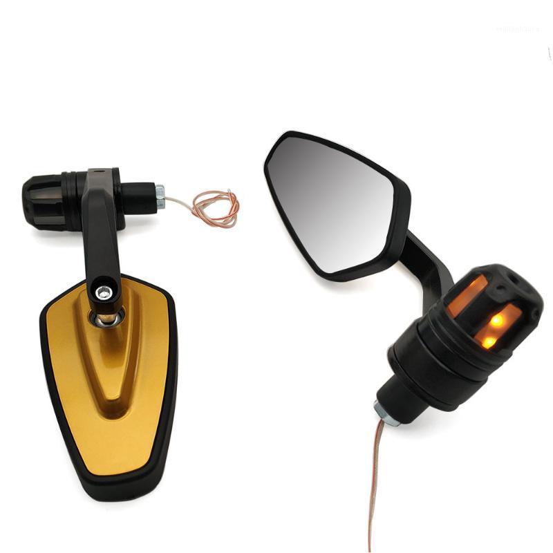 

Motorcycle Mirrors 22mm Universal Mirror With Signal Light End Side Rearview For HP2 Enduro K1200R K1200S K1300S/R/GT