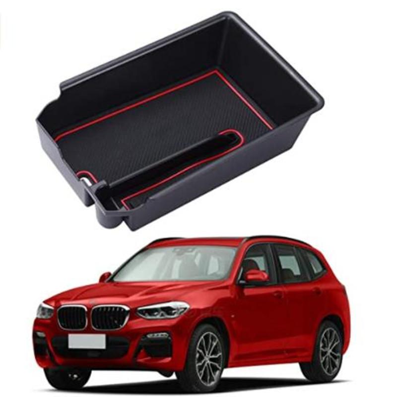 

Car Organizer ABS Armrest Insert Secondary Storage Box Center Console Tray For X3 G01 X4 G02 2021 Interior Accessories