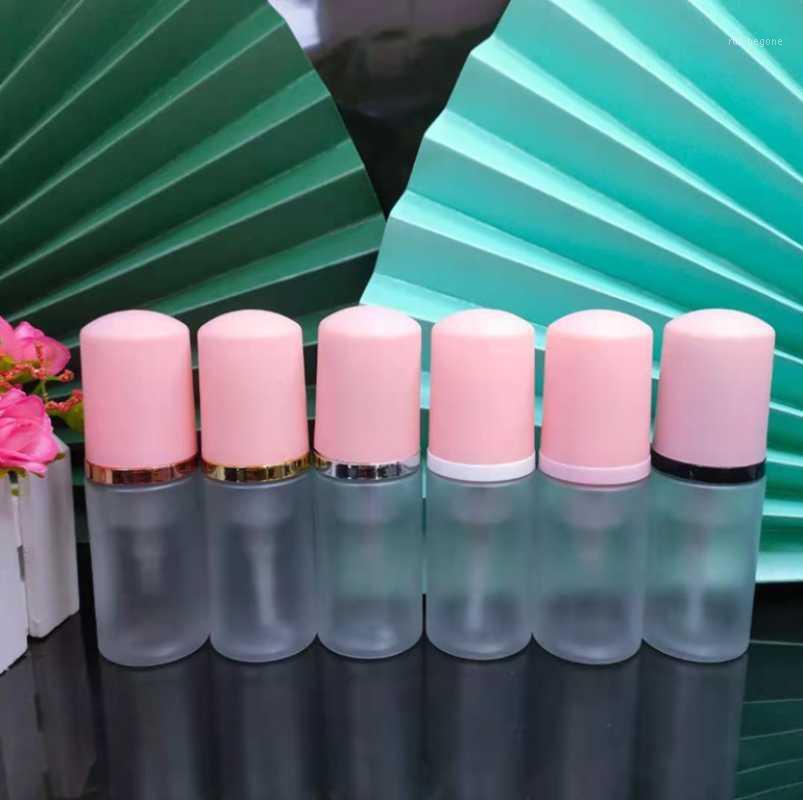

Storage Bottles & Jars 1pcs 30ML Plastic Bathroom El Liquid Soap Foam Dispenser Matte Clear Make Up Shampoo Lotion Containers Bottle