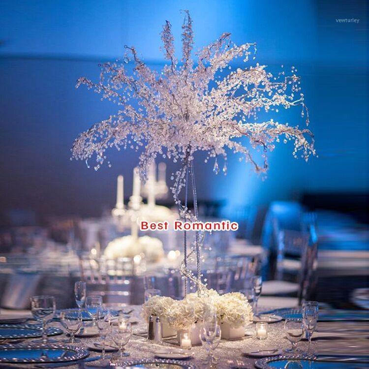 

Party Decoration Fashion 90cm 35inch Crystal Wedding Acrylic Tree Centerpiece Decorations Event Decor 2PCS /lot