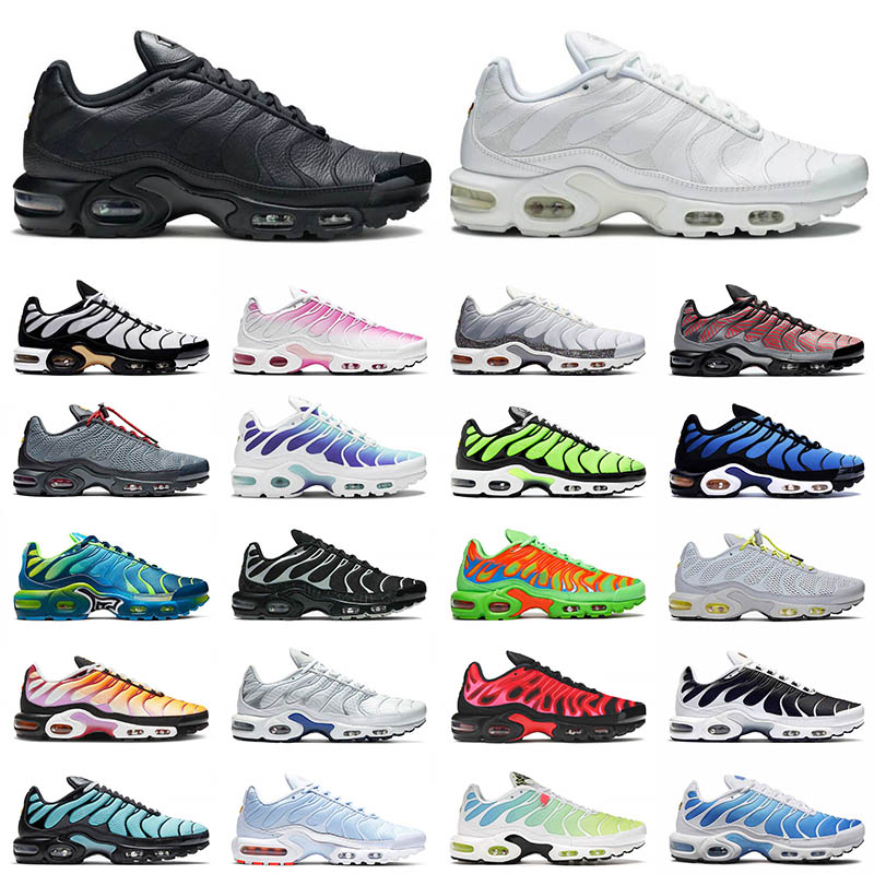 

2021 Tuned Tn Plus Triple Black ALL White SE Running Shoes SIZE US 12 Oreo NIK Airmax Max Air Off Outdoor Trainers Sneakers, C50 miami vice 36-46