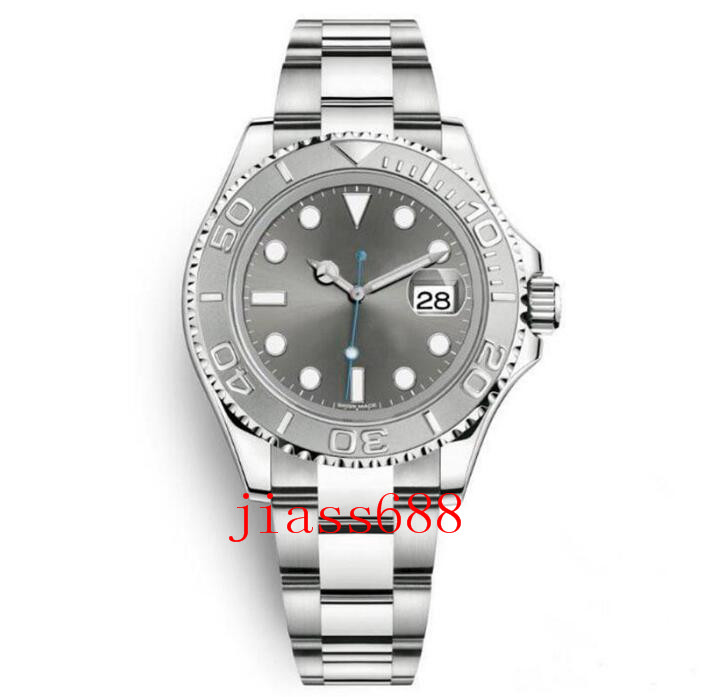 

Top Watch Ceramic Bezel YACHT 41mm Automatic Movement Luxury Mechanical Mens Stainless Steel Watches MASTER Wristwatches, 10