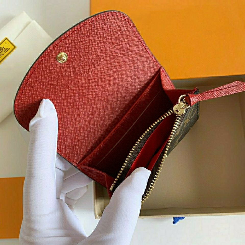 

2021 Wholesale Designer Wallet leather multicolor coin purse short lady business Card holder classic printing mini zipper pocket Fashion high quality 7 colors, Extra shipping
