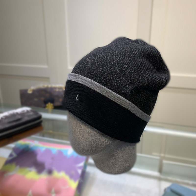 

mens designers hats bonnet winter beanie knitted wool hat plus velvet cap skullies Thicker mask Fringe beanies Caps, 01