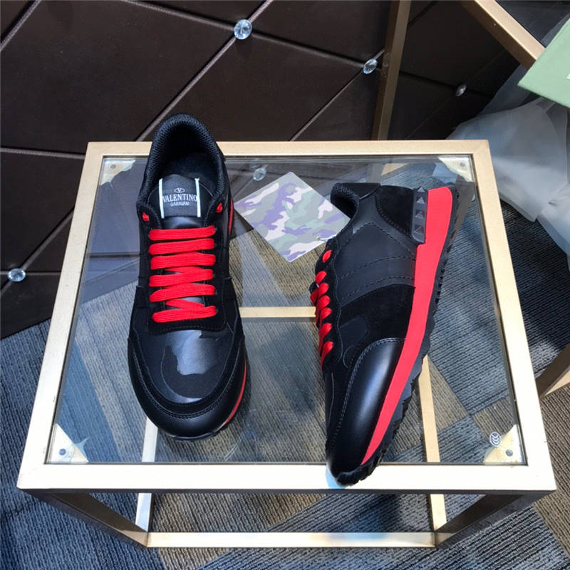 

2021 New Valentinoes Top Quality Designer Mens Casual Shoes Fashion Genuine Leather Sneakers Luxury Trainers em407300-1