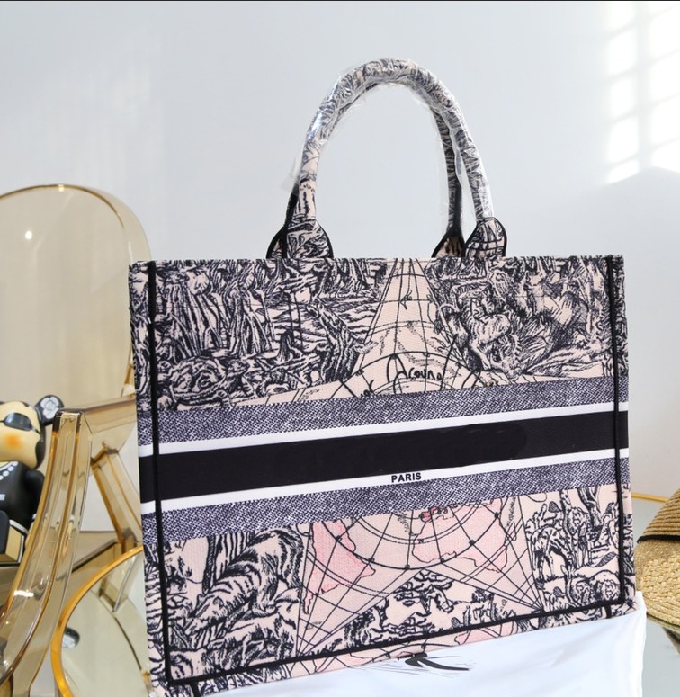 

21 new fashion embroidery shopping bags designer letters high quality handbag trendy women's temperament shoulder bag WF212221