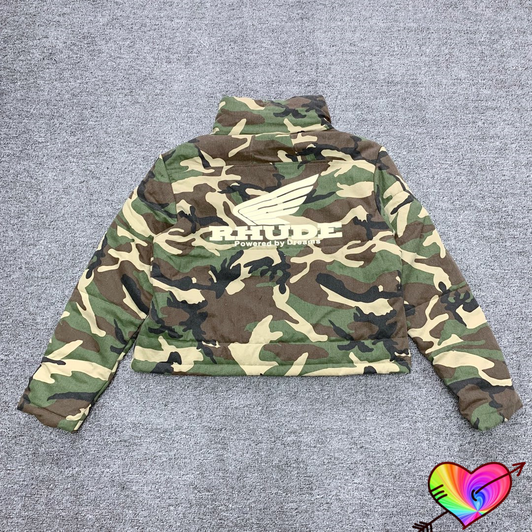 

Camouflage Jacket 2021FW Men Women 1 High Quality Back Graphic Coats Thicken Pockets Zip Outerwear