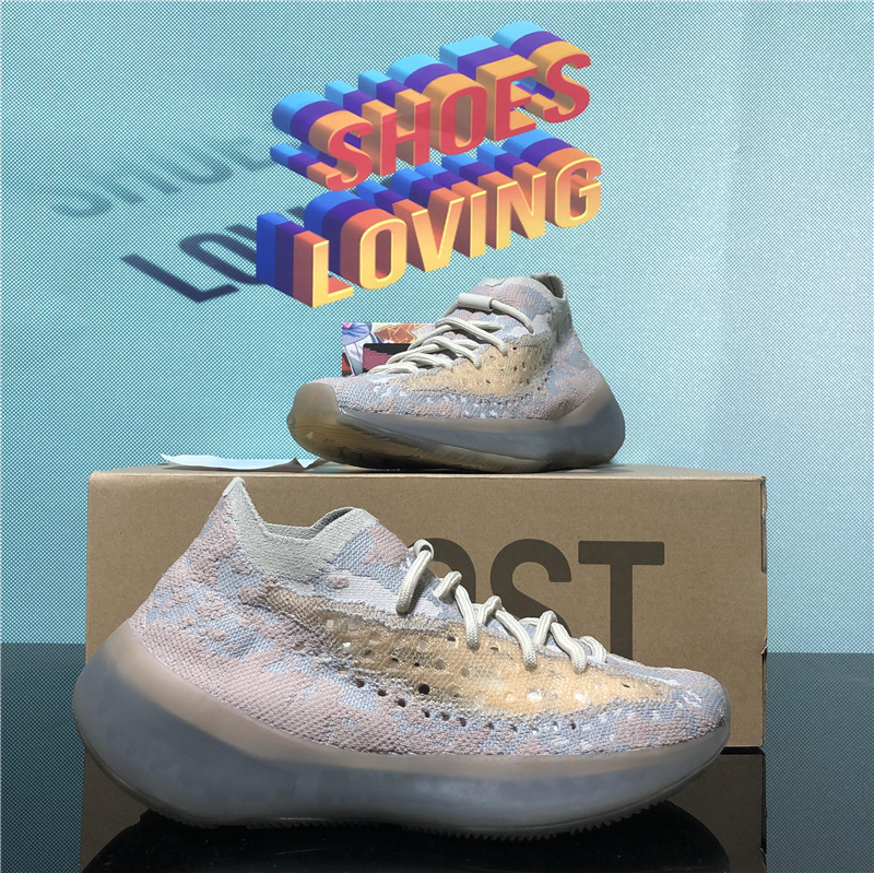

Top Quality Men Womens Kanye West 380 Mesh Running Shoes Pepper Alien Mist 3M Reflective Sneakers Hylte Glow Triple Black Azure Mens Soft Sports Trainer Sneaker, Customize