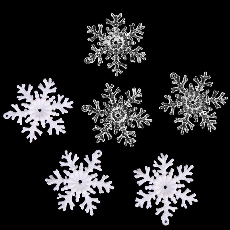

Christmas Decorations 10pcs 3D Snowflakes For Home Ornaments Tree Fake Snow