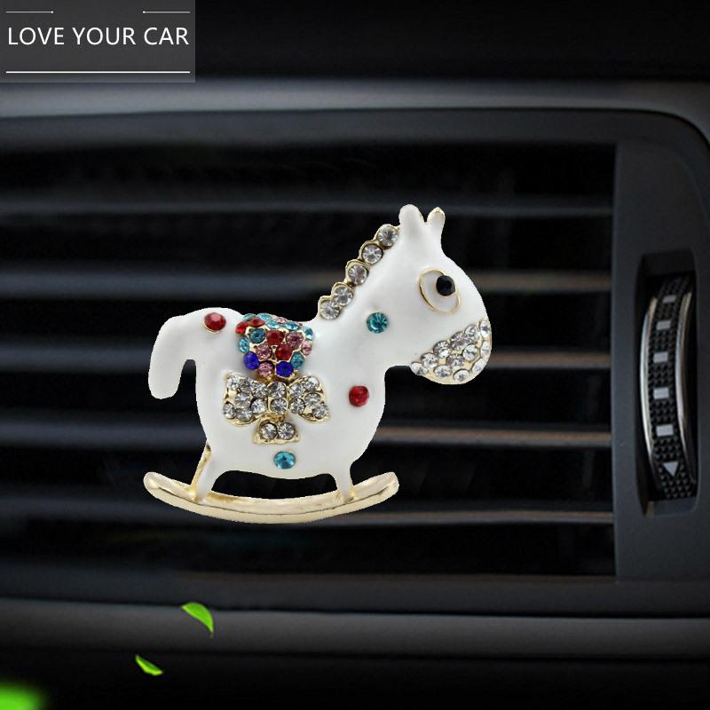 

Car Perfume Clip Fashion Creative Carousel Air-conditioning Air Outlet Supplies Fragrance Decoration Freshener