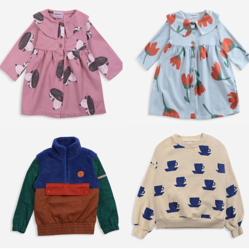 

Clothing Sets Kids Jackets Sweaters For Boys Girls BC Winter 2021 Female Dress Velvet Hoodies Sweatshirsts Young Children's Outwear, White