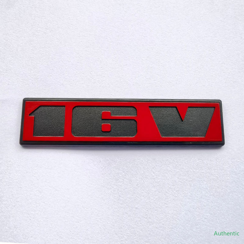 

Original Car Accessories 2 PCS Red Color Rabbit GT Scirocco 16V Badge Golf Emblem, Colour