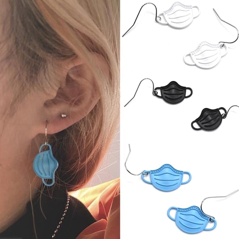 

Dangle & Chandelier 2021 Fashion Funny Cute Drop Earrings Korean Style Cool Designer Cherry Flowers, Silver