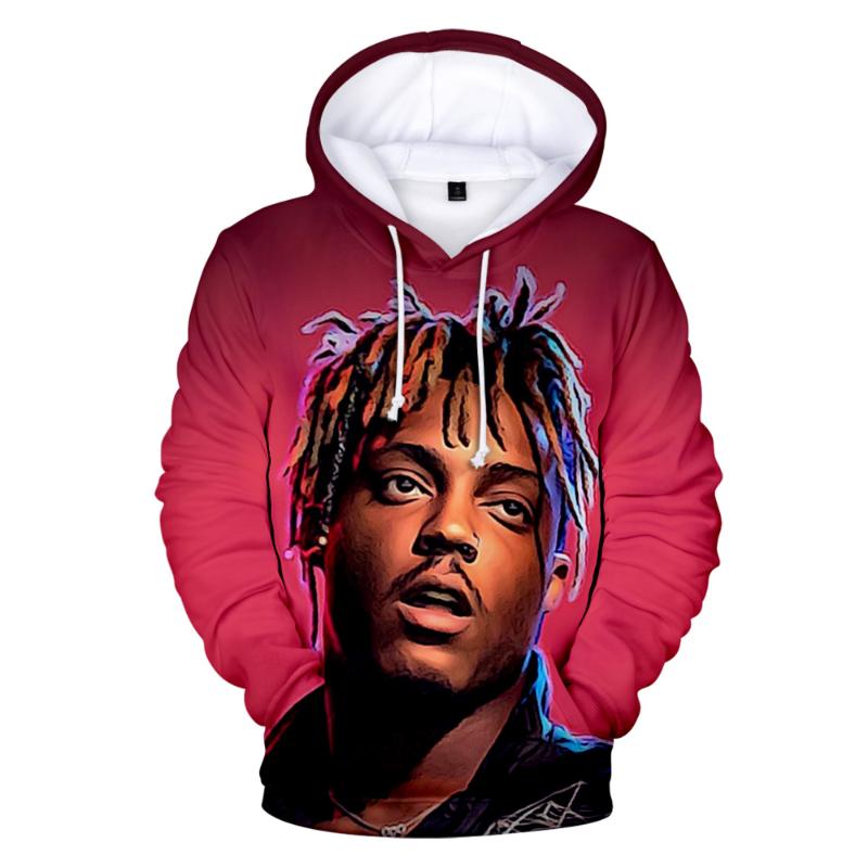 

Men's Hoodies & Sweatshirts Juice WRLD 3D Men Women Harajuku Pullovers Print Hooded Boys Girls Tracksuits Clothing, Black