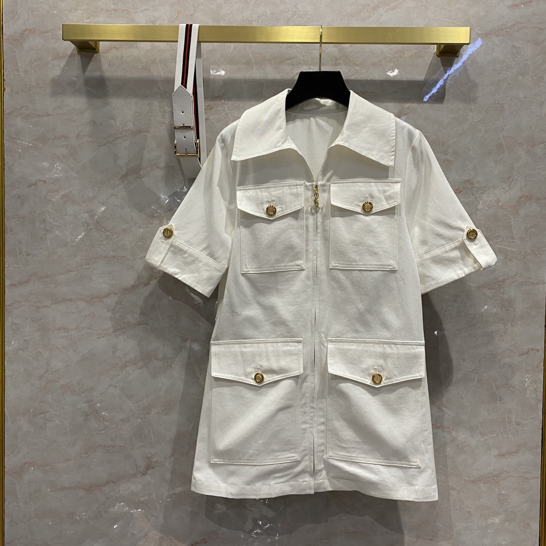 

2021 WomenS Polos Tshirts Long & Short Sleeve Woman Summer Tees With Buttons Polo Shirt Skirt 3 Different Models White Tops-3, Silical gel