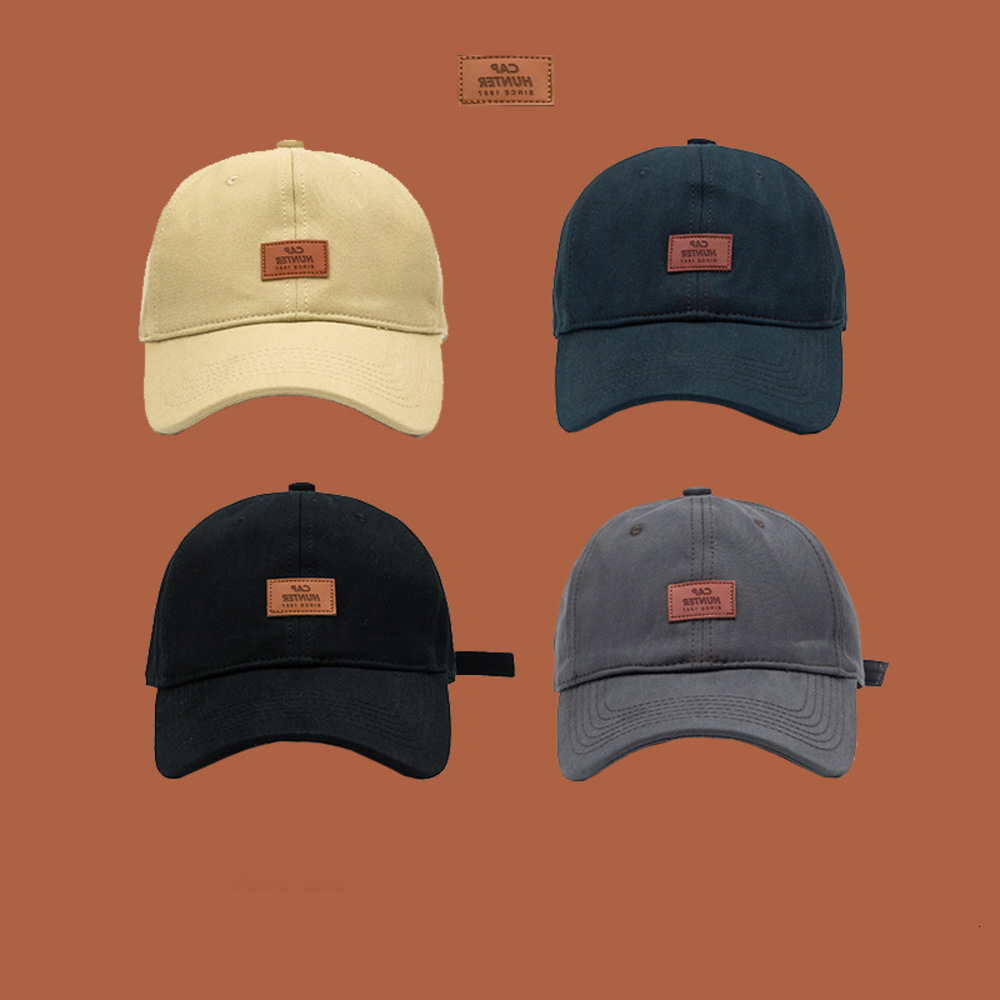 

Sun hat Tooling style street fashion simple sun shading curved brim duck tongue hat men's and women's water washing soft top baseball cap, Blue;gray