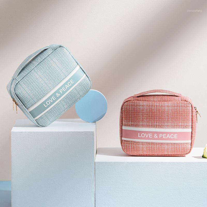 

Storage Bags Female Makeup Cosmetic Bag Toiletry Handbag Organizer Women Cute Make Up Box Portable Zipper Beauty Case Pouch