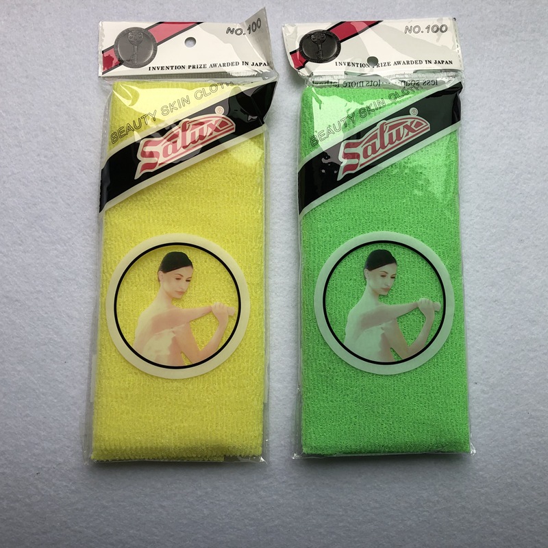 

30*100cm Salux Japanese Exfoliating Beauty Skin Bath Body Wash Towel Cloth Back Scrub Bath 1207 V2