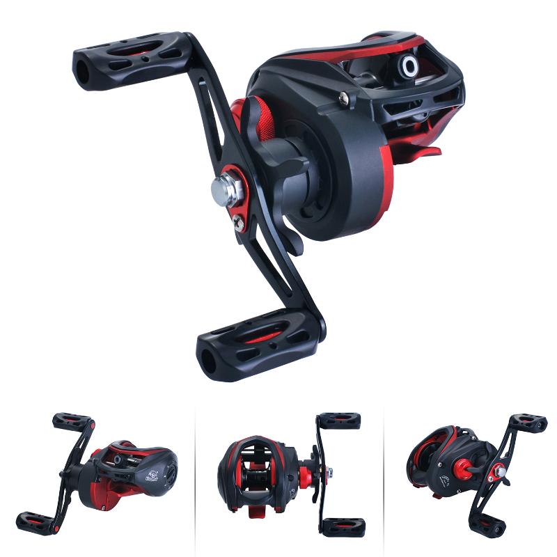 

Fishing Reel High Speed 8.1:1 Gear Ratio Spinning Baitcasting 19+1 Ball Bearings Carp Baitcaster Tackle Reels