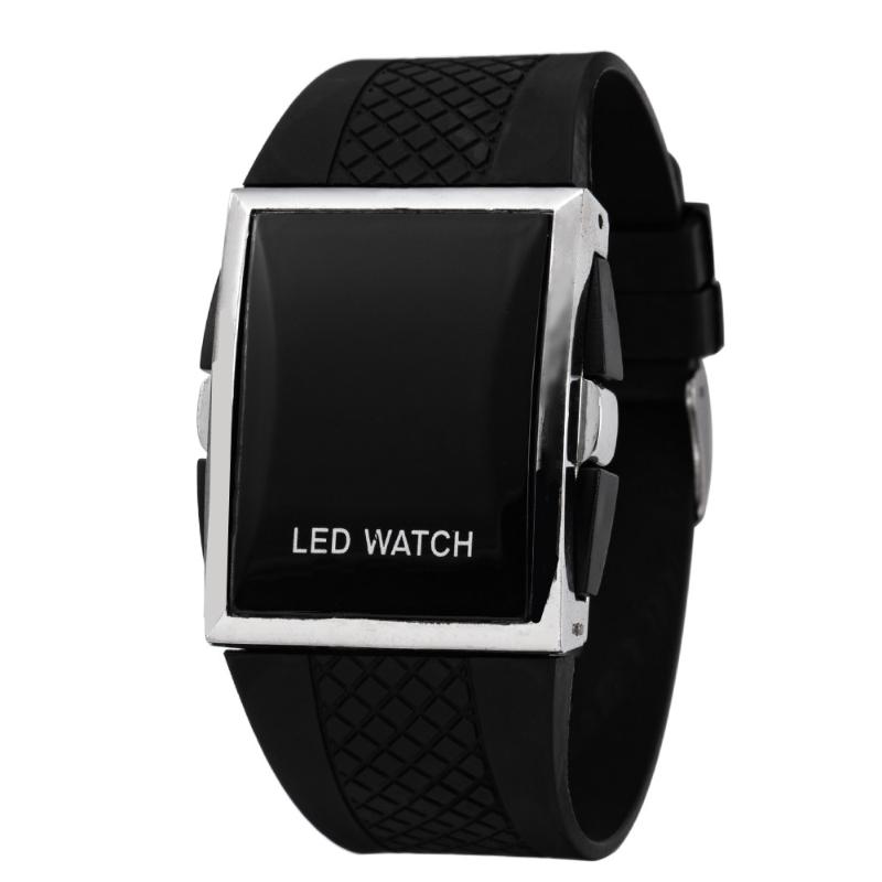 

Wristwatches Women Digital Watches For Girl Lady Wrist Watch Electronic Clock Lover Montre Femme Led Bracelet Sport, Slivery;brown