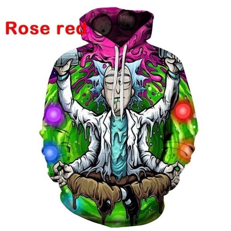 

nice quality New Rick and Morty hoodies sweatshirts 3D Print unisex sweatshirt hoodie men/women clothing Ypf195, 16#