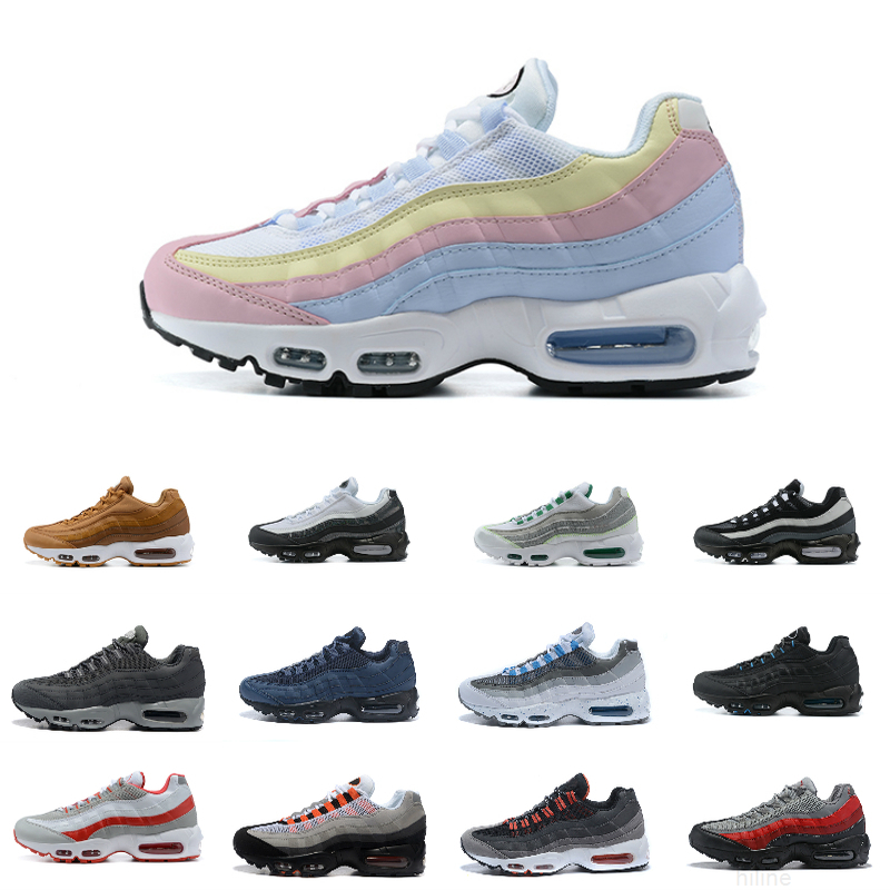 

Wholesale Ultra 95 OG X 20th Anniversary Men Running Sports Shoes 95s Trainer Air Black Sole Grey Blue high quality Chaussures Tennis Shoe