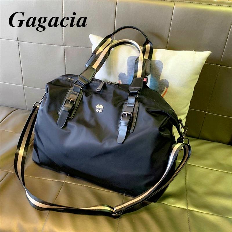 

Women's Travel Tote Bag For Woman Nylon Handbag Black Female Large Capacity Storage Bags Fashion Overnight Weekender Duffel