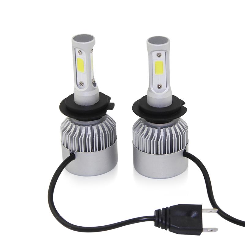 

Car Headlights 3 Side Economic Type COB LED Headlight H1 H3 H4 Hi/Lo H7 9005... Conversion Kit Lamps Free