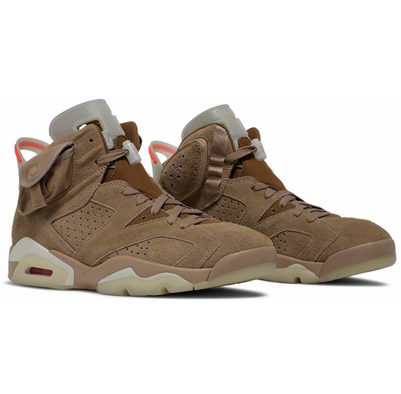 

Authentic Travis Scott x 6 British Khaki Shoes 6S Sail Bright Crimson Cactus Jack Medium Olive Low GLOW IN THE DARK Men Snkears
