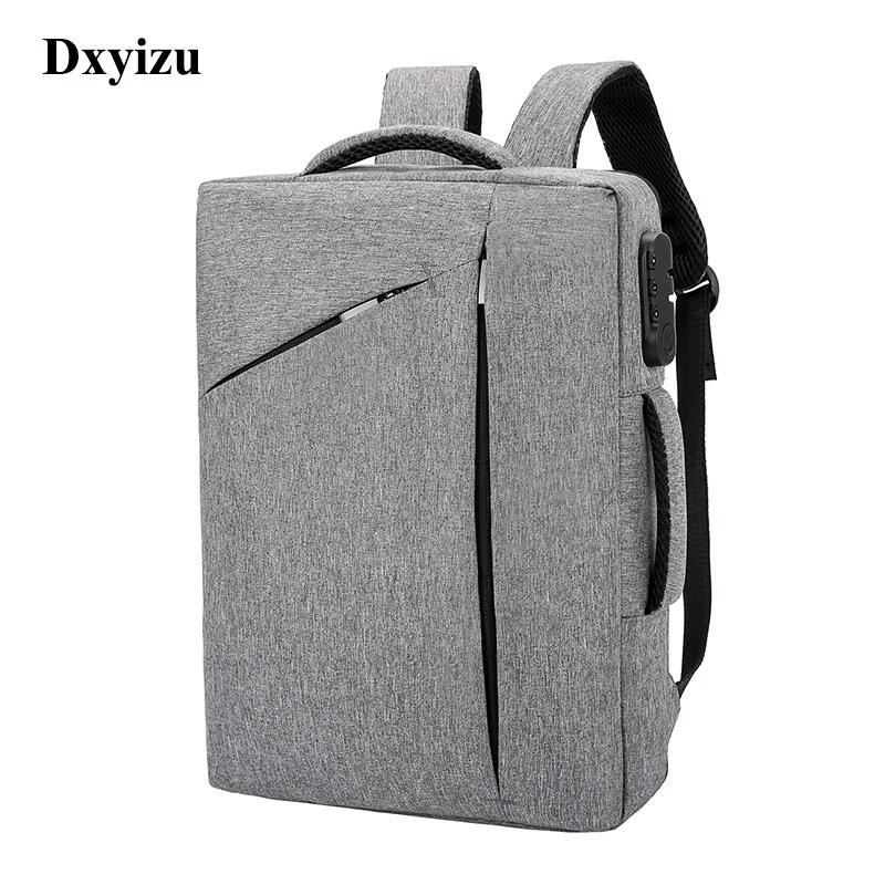 

Backpack Designer Backpacks For Men Large Capacity Back Bag Man Fashion Business Travelling Male Laptop 15.6 Inch, Black