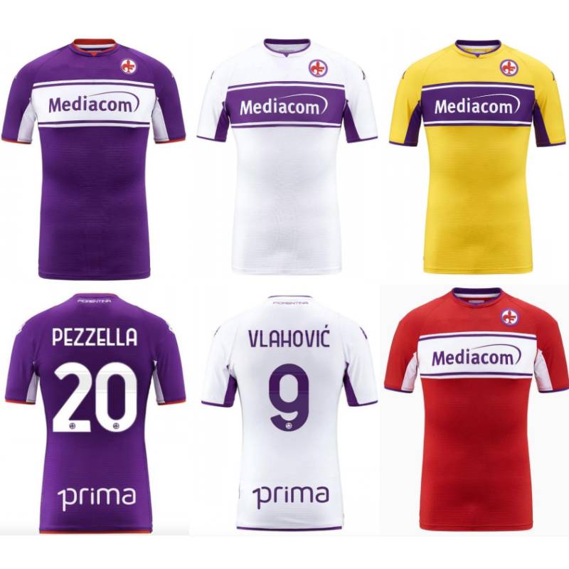 

2021/22 Fiorentina Soccer Jersey 2022 #10 CASTROVILLI CALLEJON BONAVENTURA MALEH Shirt Mens #20 PEZZELLA VENUTI VLAHOVIC Football Uniform, Home