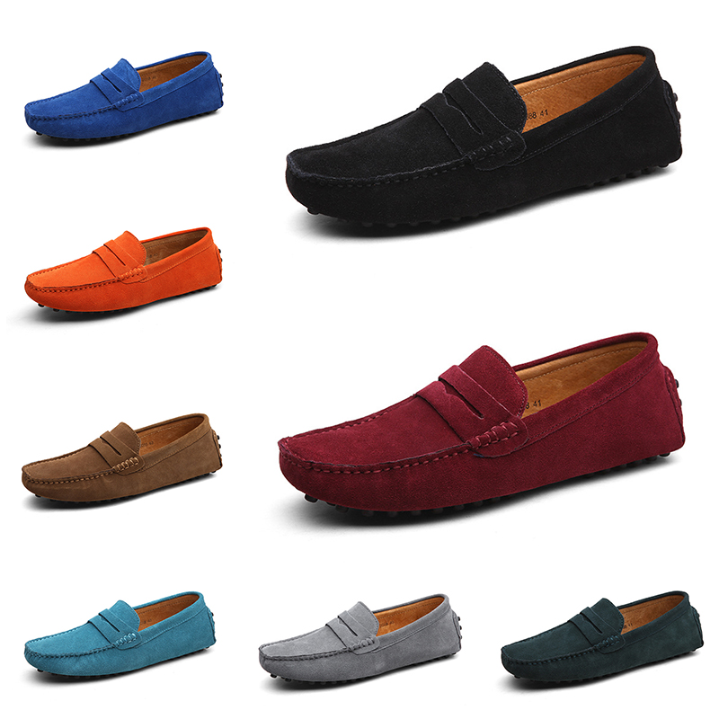 

men casual shoes Espadrilles ocean navy brown wine red taupe green Sky Blue Burgundy mens sneakers outdoor jogging walking three
