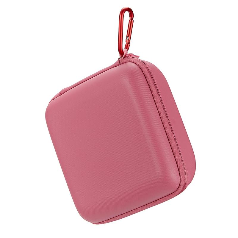 

Storage Bags EVA Hard Case Travel Portable Dustproof Carrying Bag For Cricut Easy Press Pink