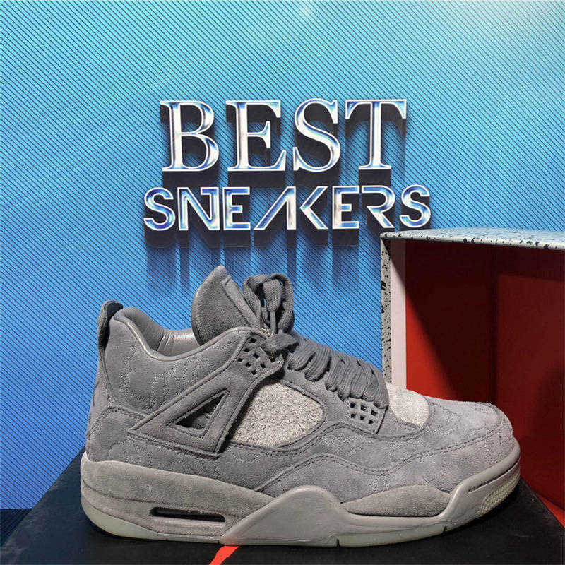 

Top Quality Jumpman 4 4s Basketball Shoes Mens Women Running Loyal Blue Sail Kaws Raptors White Cement Alternate Motorsport Brat Bred Sport Sneaker With Box J6KH, Style 31