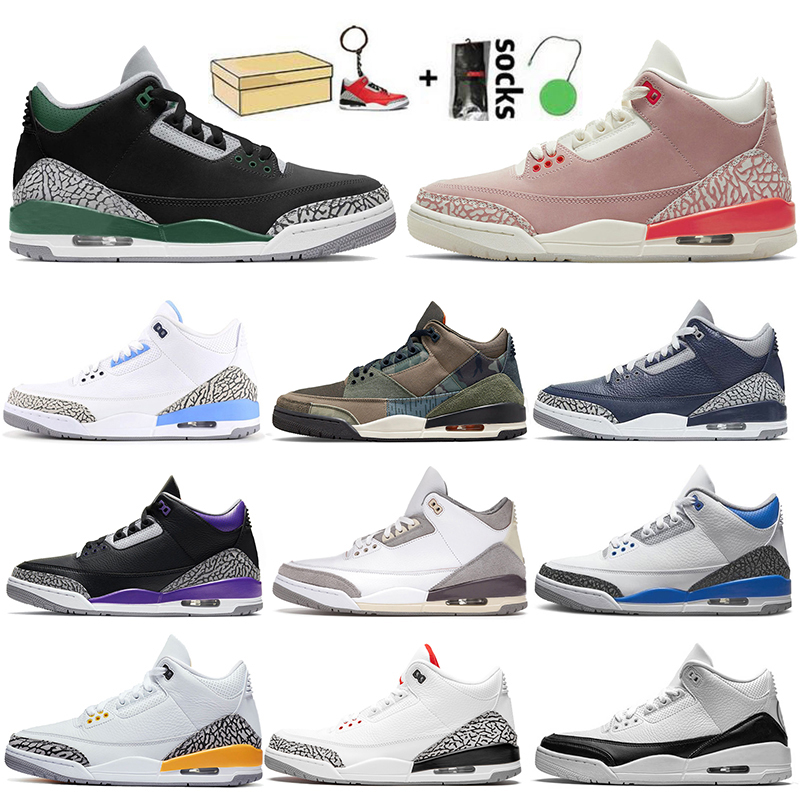 

2022 With Box Pine Green Jumpman Mens Basketball Shoes Patchwork Racer Blue Rust Pink Midnight Navy Georgetown Sports Trainers UNC Womens Sneakers Size 47, 23 36-47 shady-1