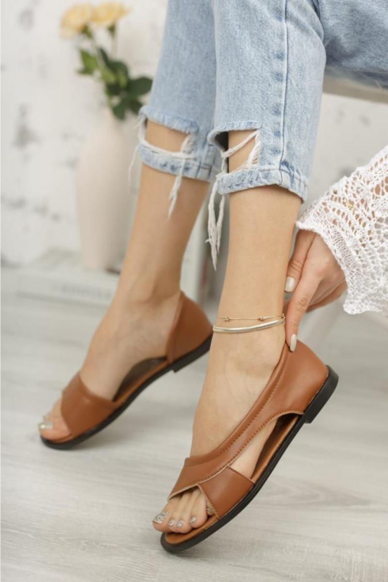 

Sandals Pwr Open Toe Summer Shoes Ballerina, As pic