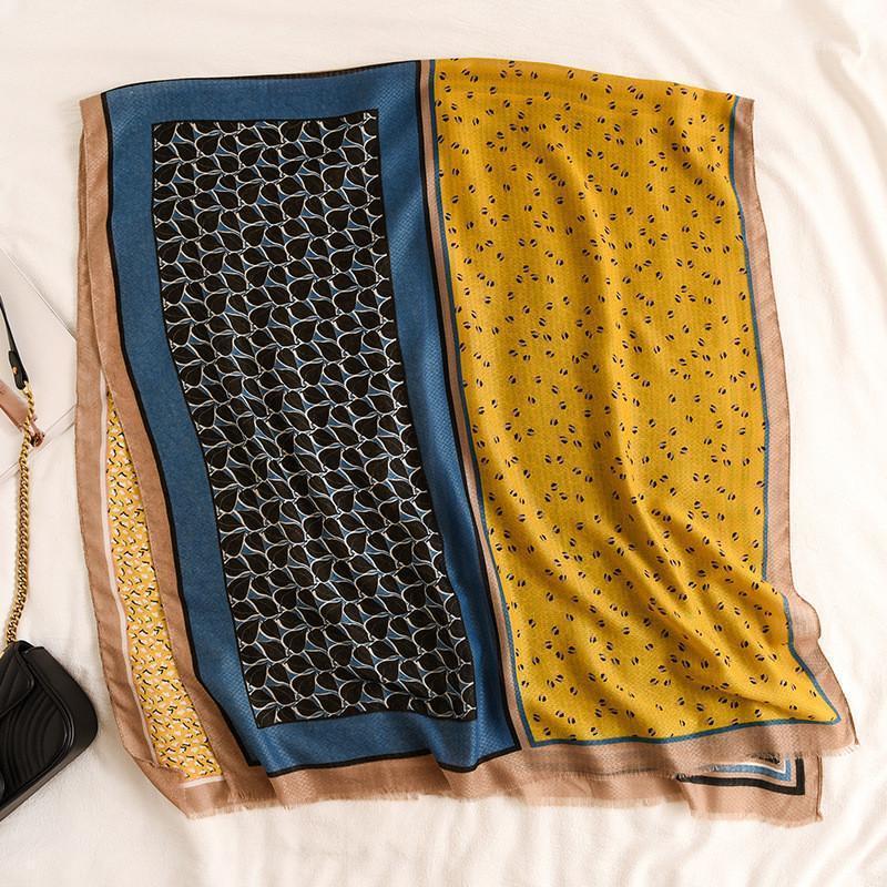 

Scarves 2021 Four Seasons Female Beach Headband Muffler Lady Fashion Shawl Women Superior Quality Leopard Print Cotton Scarf1