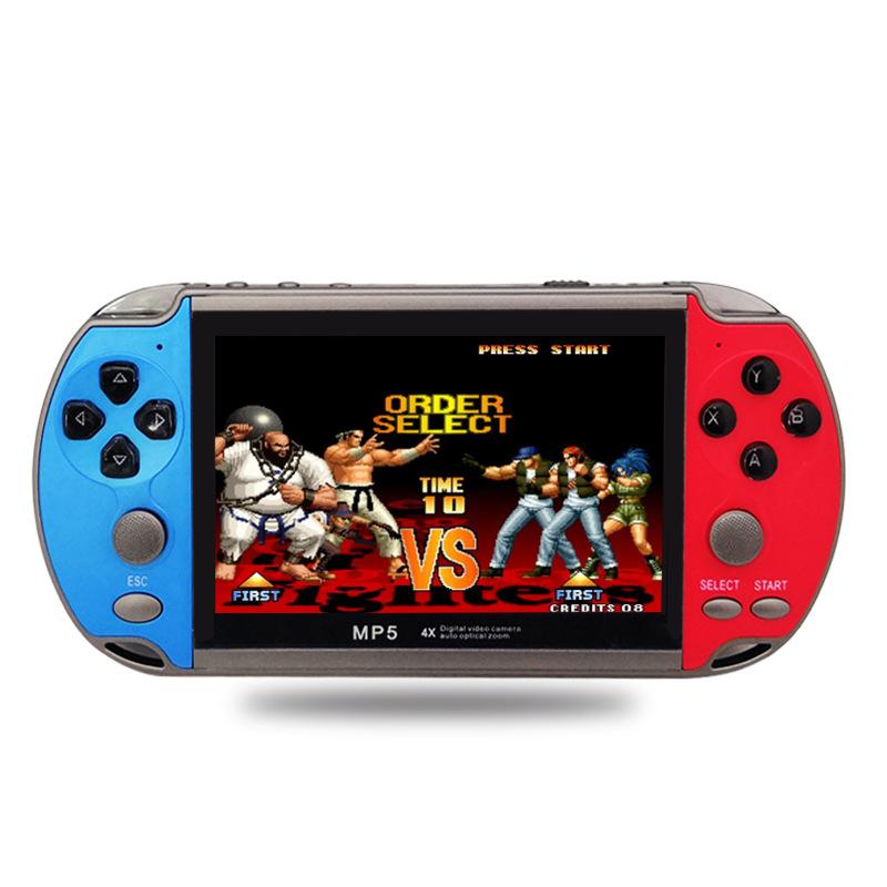 Game Controllers & Joysticks X7 PLUS 4.3inch Video Console Wireless Controller Classic Retro TV Nostalgic 8GB 6000 Games Support TF-image-701797021