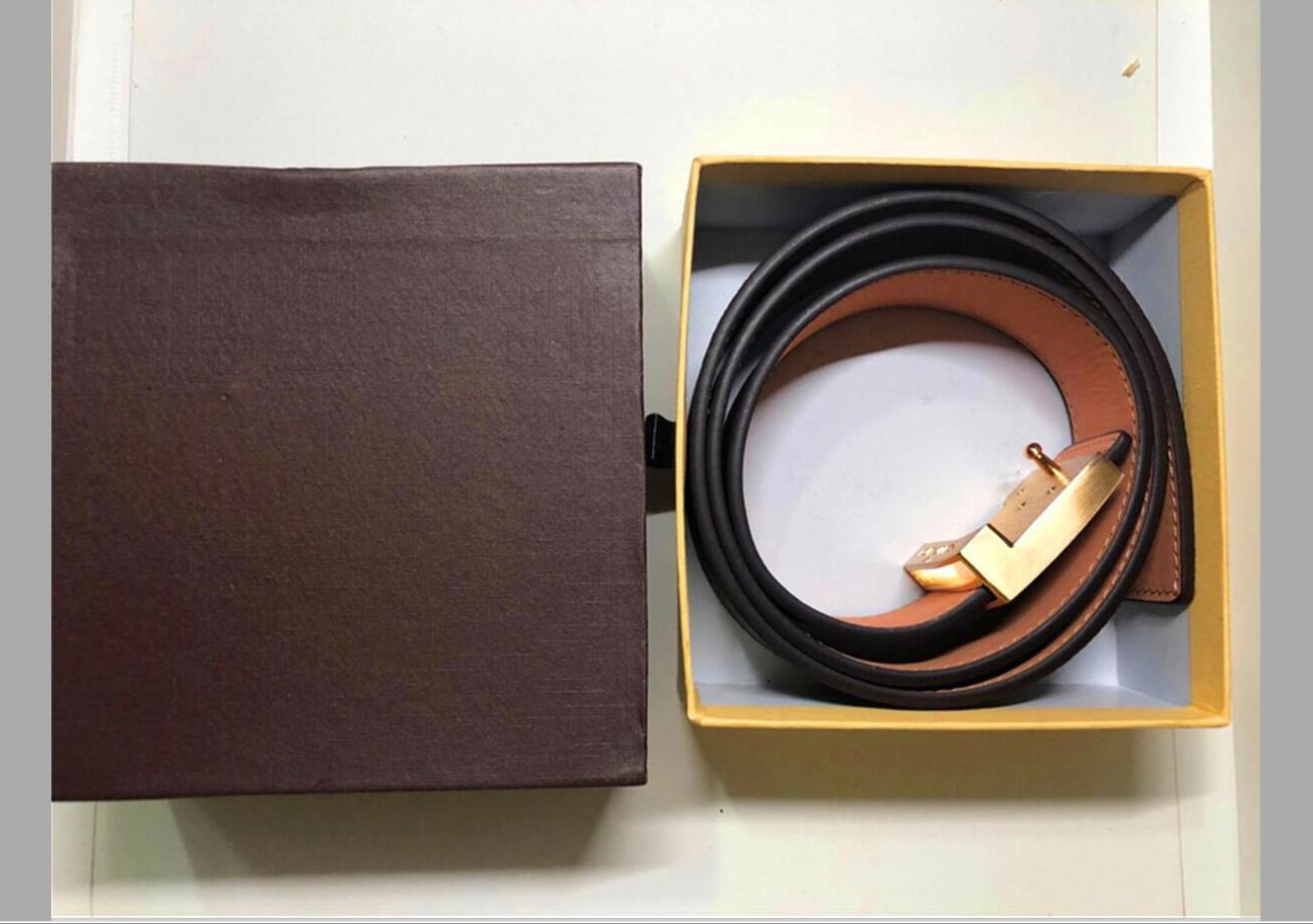 

Fashion Business Ceinture 20 style belts design mens womens riem Gold letter buckle black belt not with box as gift 3h9v, Black;brown