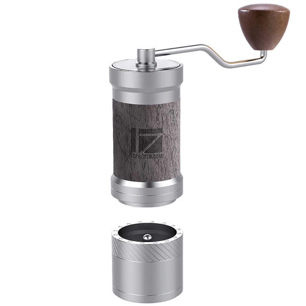 

1ZPRESSO Je plus Manual Coffee Grinder Aluminum Burr Stainless Steel Adjustable Bean Mill Mini Milling 35g 210609