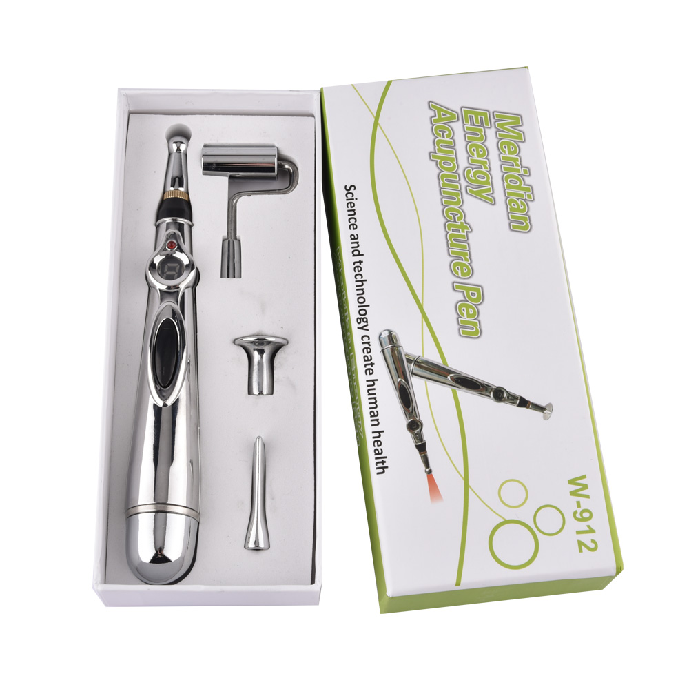 

Energy Heal Massage Body Head Massage Electronic Acupuncture Pen Pain Relief Therapy Pen Safe Meridian adores Health Care