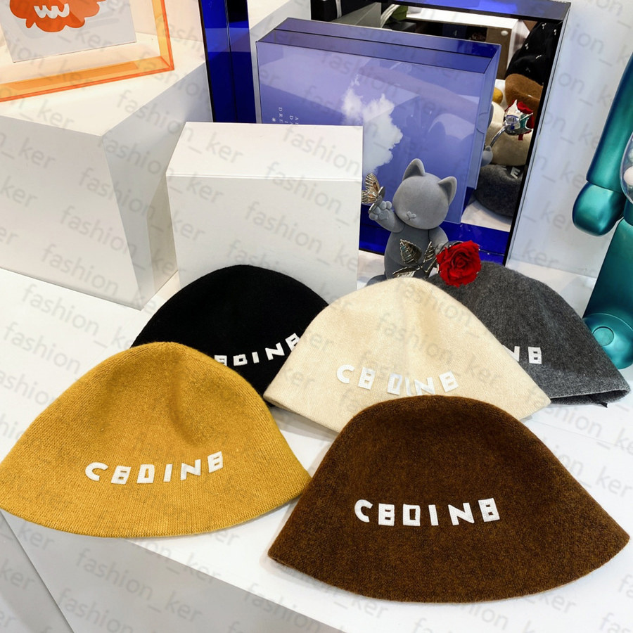 

Designer Bucket Hat Ball Caps Warm Plush Hats for Man Woman Cap 5 Color Top Quality, C1