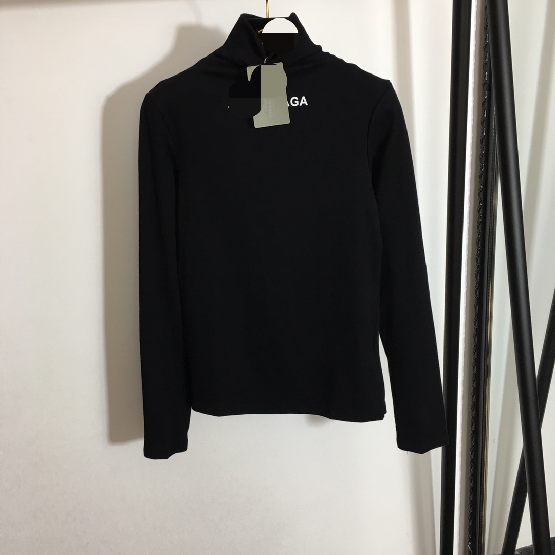 

915 2021 Milan Runway Sweater Crew NeckLong sleeve Flora Print Womens Black White Meiyi