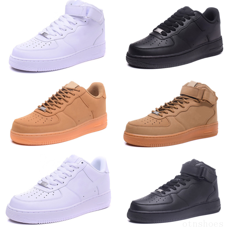 

Arrival Shoes Classical All black gray Air''forces 1 white af1 low airforce high cut men women Sports sneakers one skate Shoe US 5.5-12, Color 6