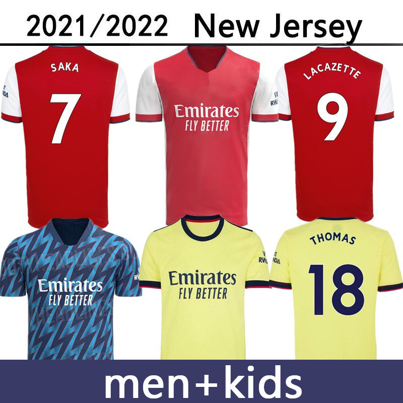 

21 22 Gunners home away Arsen third Soccer jersey 2021 2022 PEPE NICOLAS CEBALLOS HENRY GUENDOUZI SOKRATIS MAITLAND-NILES TIERNEY MAN Football shirt kids kit