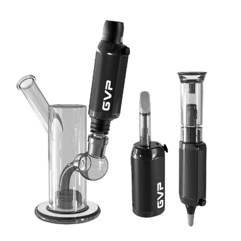 

Wax vape pen 850mAh 510 Battery water pipe adapter Electronic Portable Dab Rig Glass Bong 3 in 1 Vaporizer Nectar Collector voltage setting