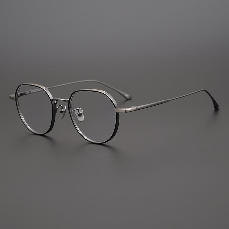 

Fashion Sunglasses Frames Lightweight Vintage Titanium Eyeglasses Men Round Prescription Optical Glasses Frame Women Japan Oval Myopia Luxur
