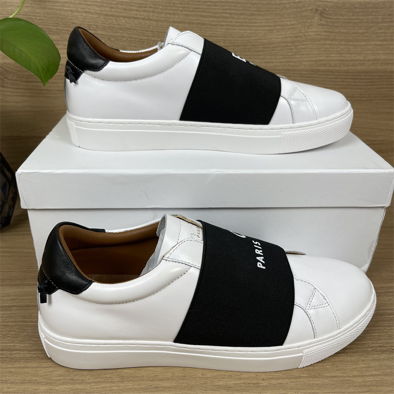 

Top Quality Mens Womens Casual Shoes Fashion Sneakers White Leather Flat Outdoors Daily Dress Party With Box Size EUR 35-45